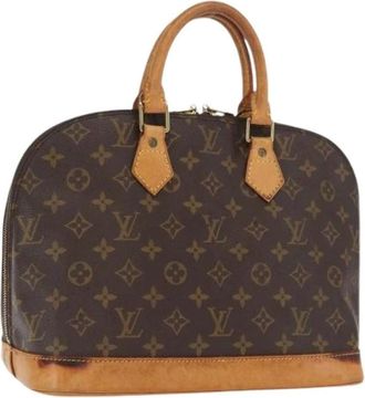 Louis Vuitton Pre-owned Handbags, female, Brown, Size: ONE SIZE Pre-owned Vintage Canvas Handbag