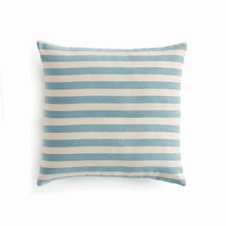 Napa Home & Garden Grant Square Indoor-Outdoor Pillow 20 in Blue at Nordstrom, Size 20X20
