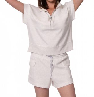 RD Style Darcia Knit Pull-On Shorts In Ivory