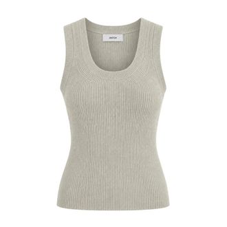 Jucca Top sin mangas - Tops - Mujer - Beige - XL