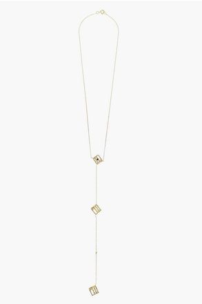 Elhanati KHAITE 24K Gold-Coated Silver Lariat Necklace size One Size