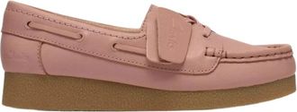 Clarks Wallabee EVO Shoe - Dames - Bootschoenen - Roze - 41 1/2 EU - Leer - Schoenen