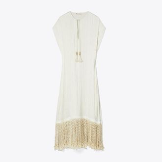 Tory Burch Womens Fringe Tunic, size XS