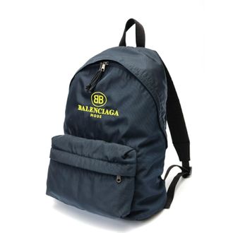 Balenciaga Navy Nylon Backpack (Pre-Owned)