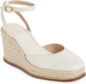 Cole Haan Kyra Cloudfeel Wedge Sandal in Ivory Leather at Nordstrom Rack, Size 10.5