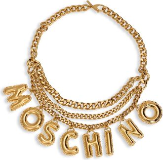 Moschino Logo Lettering Armband - Dames - Armbanden - Geel - ONE Size - Accessoires