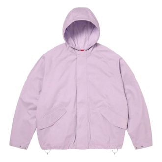 SUPREME SS26 Hooded Raglan Jacket Lilac SUP-SS26-214-LLC