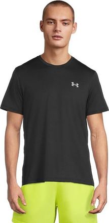 Under Armour Streaker T-Shirt Mens Clothing Black/Reflective : LG Tall, Polyester