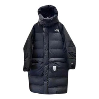 The North Face FW22 Logo Hooded Puffer Coat Black NF0A7RCR-JK3