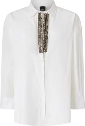 Pinko Shirts - Dames - Overhemden - Wit - 2XS - Overhemden