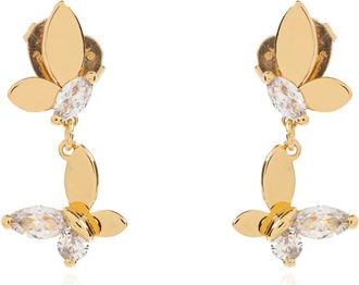 Kate Spade New York Social Butterfly Drop Earrings - Dames - Oorbellen - Geel - ONE Size - Accessoires