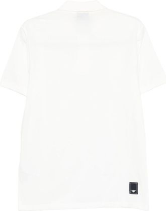 Emporio Armani Mens Polo Shirt White Cotton T-shirts And Polos