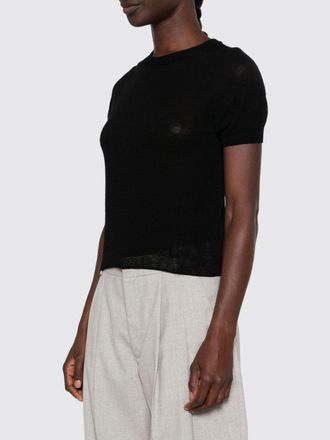 Liviana Conti Slim Fit Short-Sleeved Wool Jumper