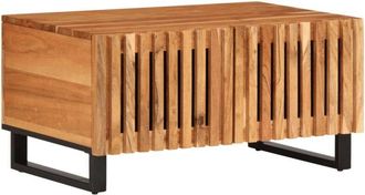 vidaXL Coffee Table 80x51x40 cm Solid Wood Acacia Vidaxl