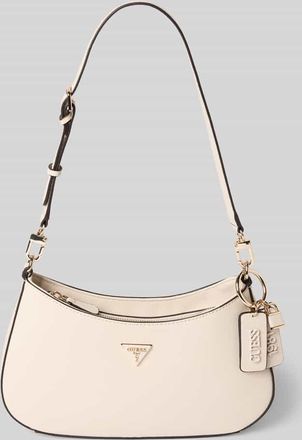 Guess Handtasche mit Label-Applikationen Modell NOELLE II in Ecru, Größe 1