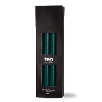 Tag Color Studio 12 Dark Green Straight Candles -Set of 12 at Nordstrom