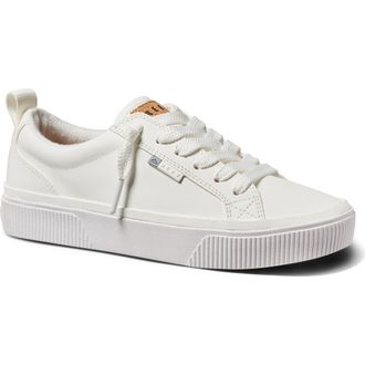 Reef Lay Day Dawn Sneaker in White Leather at Nordstrom, Size 7.5