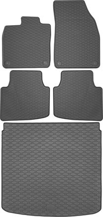 OEM Skoda Enyaq Crossover A Partir De Abril De 2021. Juego De Alfombrillas De Goma Para Coche Y Alfombrilla Para Maletero