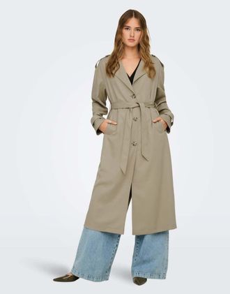 Only Trench color salvia argento