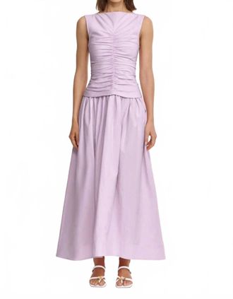 Acler Thedell Maxi Dress In Purple