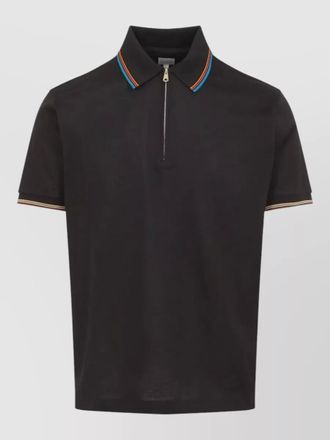Paul Smith mens polo shirt stripe trim detail