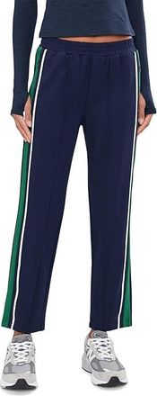 Kut from the Kloth Copa-Jogger Pants with Seam Pocket Womens Clothing Navy/Green : XS 26.5, Nylon/Rayon/Spandex
