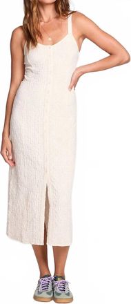 Saltwater Luxe Shaye Midi Dress In Cream