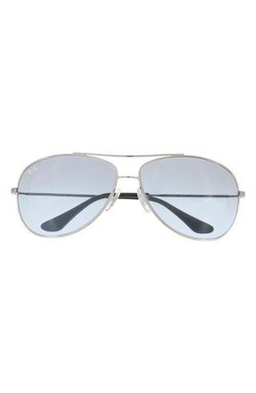 Ray-Ban Bubble Wrap Aviator Sunglasses in Gunmetal at Nordstrom