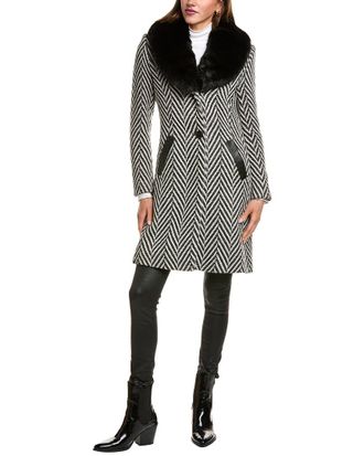 Via Spiga Wool-Blend Coat