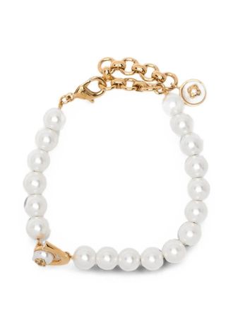 Casablanca Bracelet Metallic Lotus Pearl