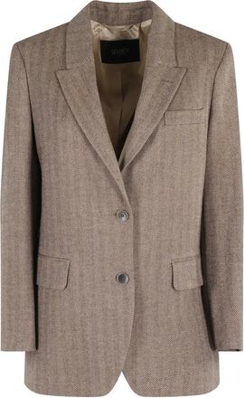 Seventy Blazer monopetto con motivo a spina di pesce - Toni neutri