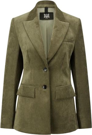 Riani Blazer de Pana Fina - Jackets - Mujer - Verde - 2XL