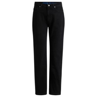 HUGO BOSS Slim-fit jeans in black stretch denim