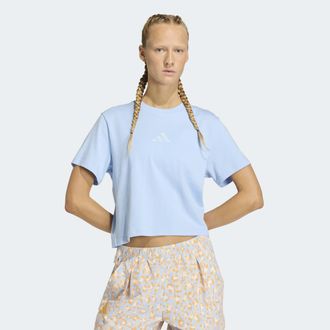 ADIDAS TERREX Funktionsshirt ADIDAS TERREX MULTI MEADOW PACK, Damen, Gr. XXL, glow blau, Obermaterial: 100% Baumwolle, 7/8-L&auml;nge, Rundhals, Shirts Funktionsshirt