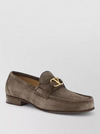Valentino Garavani leather slip-on loafers