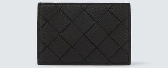 Bottega Veneta Intrecciato leather card holder