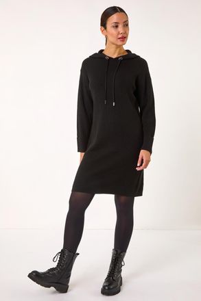 Roman Hooded Knit Dress