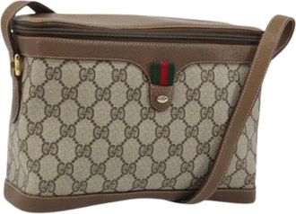 Gucci Pre-owned Cross Body Bags, female, Beige, Size: ONE SIZE Pre-owned Vintage Shoulder Bag