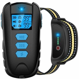 OEM Collar De Adiestramiento Para Perros Con Control Remoto De 504 Metros, Resistente Al Agua Ipx7, Con Pitido, Vibraci&oacute;n Y Descarga El&eacute;ctrica. Niveles De