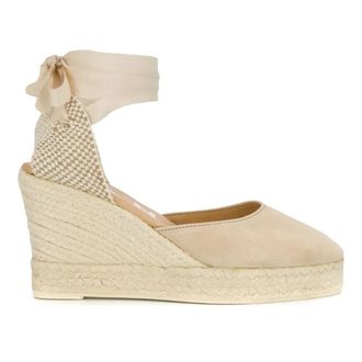 Maneb&igrave; Wedges, female, Beige, Size: 11 US Hamptons Wedge