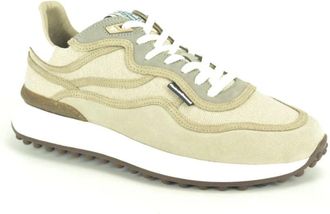 Floris Van Bommel Combi Runner N.+lijnen - Heren - Sneakers - Beige - 43 1/2 EU - Schoenen
