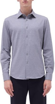 Bugatchi James OoohCotton Button-Up Shirt in Black at Nordstrom Rack, Size Xxx-Large