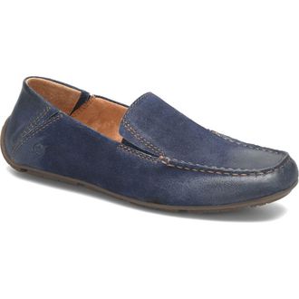 B&oslash;rn Marcel Loafer in Navy Suede at Nordstrom, Size 10.5