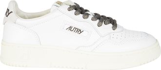 Autry White Leather Sneakers