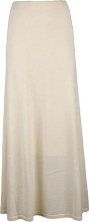 Suncoo Rokken, Dames, Beige, XS, Wol, Gebreide Maxi Rok