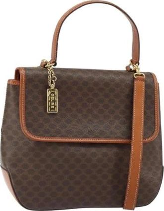 Celine Pre-owned Vintage Plastic Handtas - Dames - Vintage Handtas - Bruin - ONE Size - Vintage