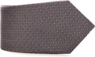 Canali Zijden stropdas - Heren - Stropdassen - Bruin - ONE Size - Accessoires
