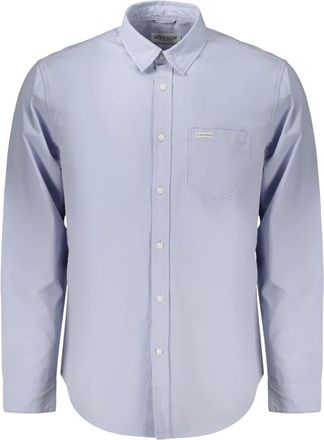 Guess Overhemden, Heren, Blauw, 2Xl, Slim Fit Long-Sleeved Shirt