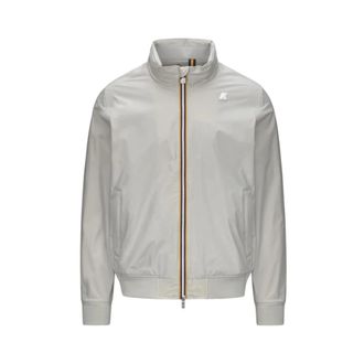 K-Way K-Way, Light Jackets, male, Beige, Size: 2XL Amaury Stretch Nylon Jersey Jacket