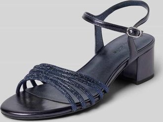 Tamaris Tamaris Sandaletten mit Strasssteinbesatz in Dunkelblau, Gr&ouml;&szlig;e 36